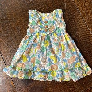 Antique (1930's) handmade doll's dress